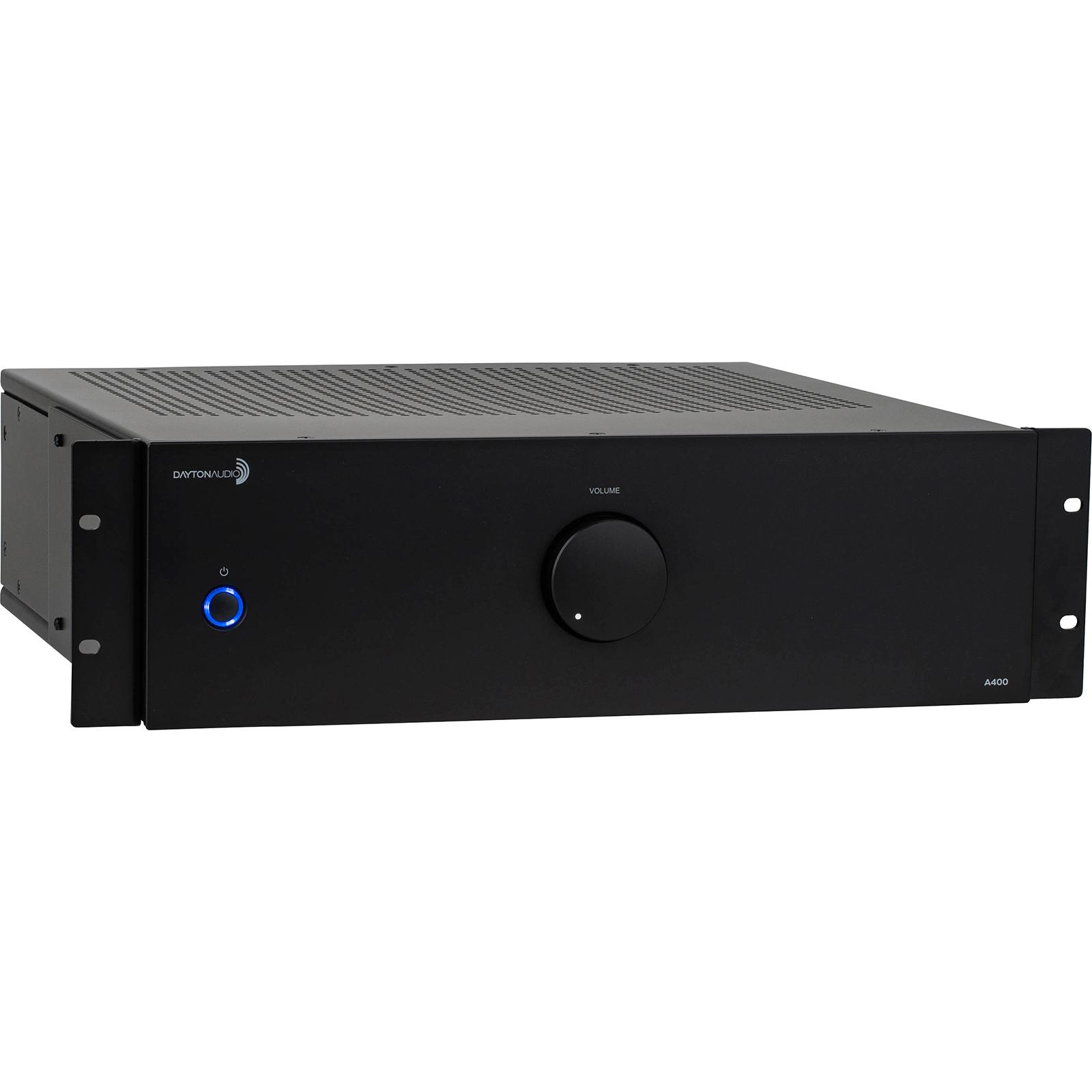 Dayton Audio A400 2x200 Watts Class AB Stereo Power Amplifier